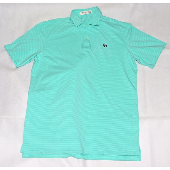 Holderness & Bourne Tailored Fit The Nagle Mens Polo Cabo White Shirt Size Large
